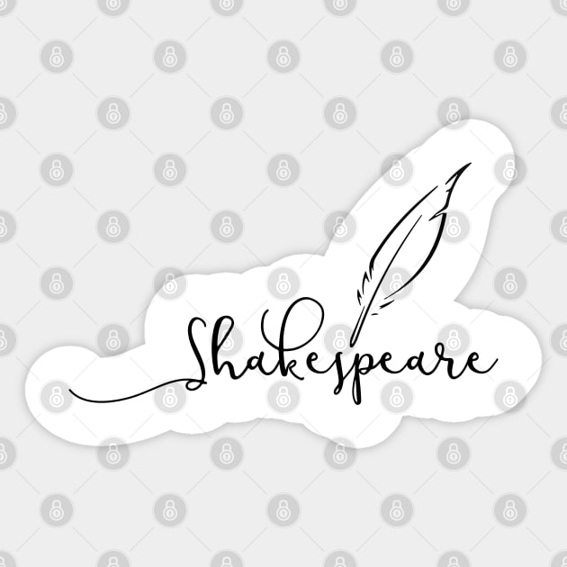 Shakespeare Sticker by mariansar